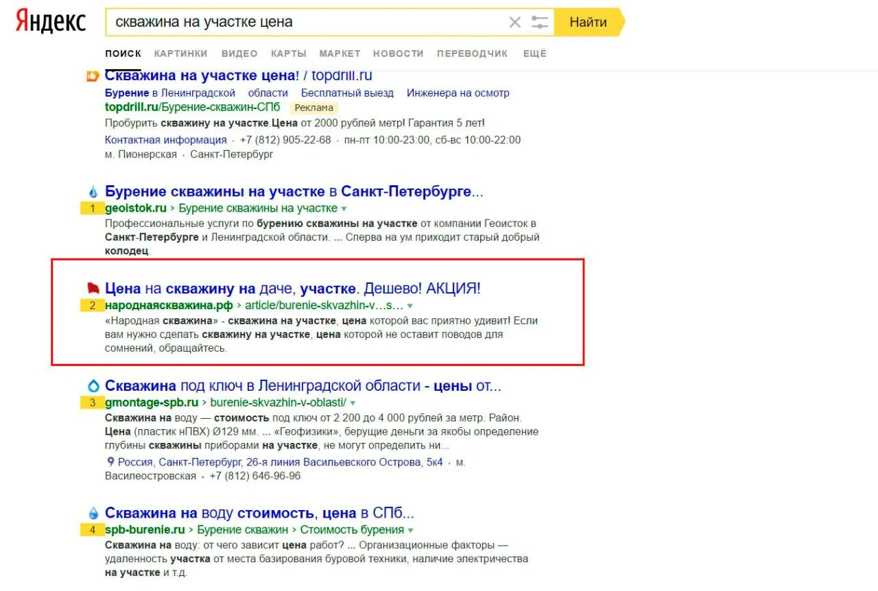 Народная скважина Народная скважина