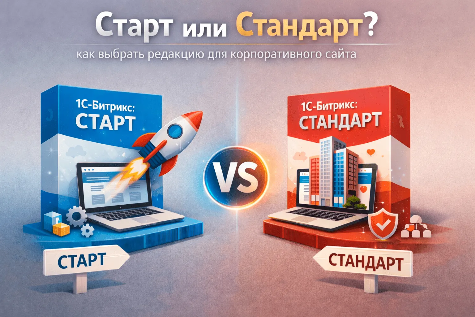 Старт или Стандарт: как выбрать редакцию для корпоративного сайта в Южно-Сахалинске