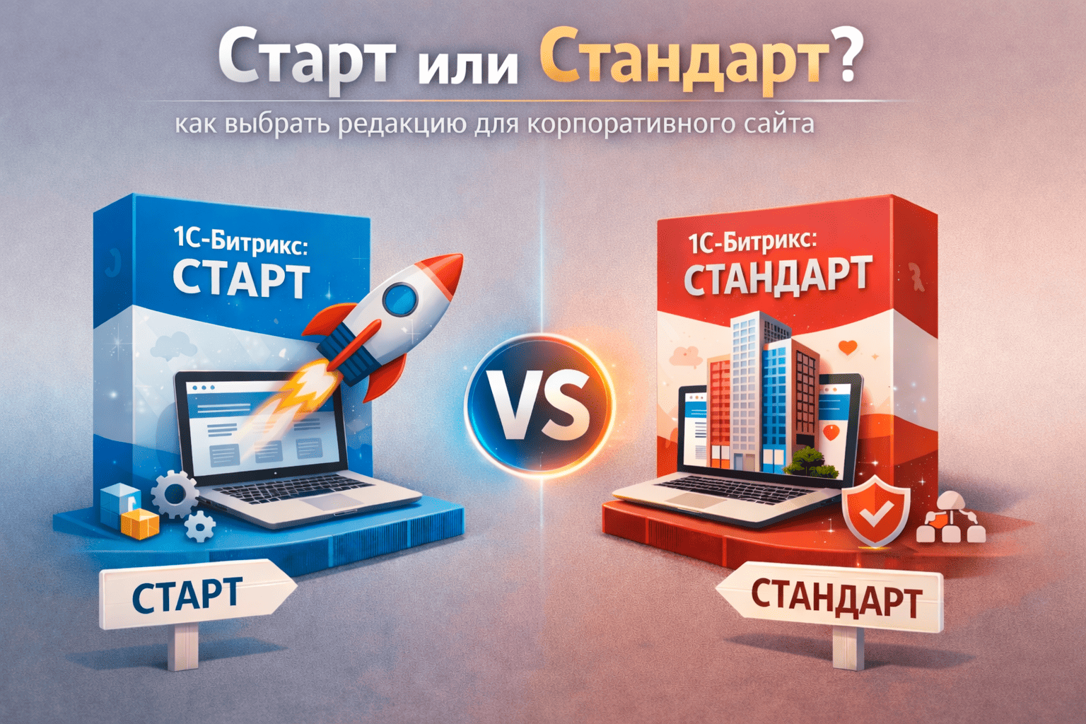 Старт или Стандарт: как выбрать редакцию для корпоративного сайта в Южно-Сахалинске